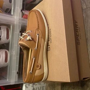 Songfish saffiano Leather boat shoe